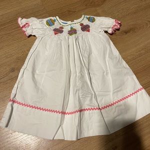 Darling ANAVINI baby smocked dress size 9 months
